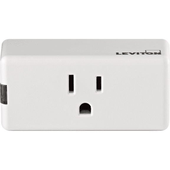 Leviton Decora Smart Wi-Fi Mini Plug-In Smartplug - 1 Outlet, Multicolor  Indoor & Outdoor Use, NEC-Compliant