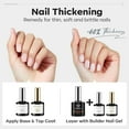 thumbnail image 3 of modelones Builder Nail Gel with Gel Top and Base Coat, 3Pcs Gel Nail Kit for Nail Thickening Apex Building Nail Extension Rhinestone Gel Nail Glue, LED Nail Lamp Cured, 3 of 8