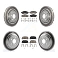 thumbnail image 1 of Transit Auto Front Rear Coated Disc Brake Rotors and Ceramic Pads Kit for Car Honda Pilot Ridgeline KGC-100966, 1 of 11