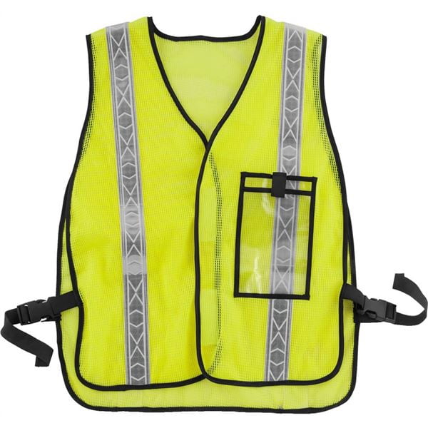 yellow motorcycle vest