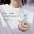 thumbnail image 4 of Mini Cooling Fan Bladeless Hands-free Easy To Carry Quiet Operation ABS Cartoon Three Adjustable Speeds USB Charging, 4 of 17