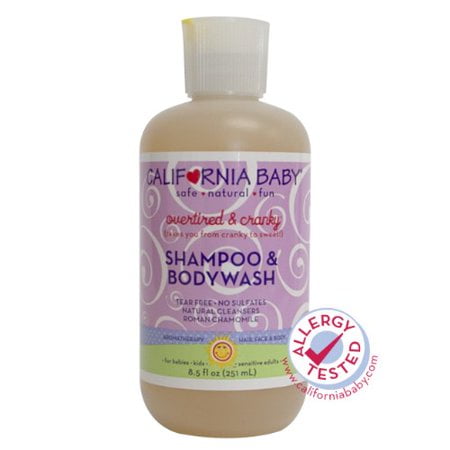 California Baby Shampoing et Bodywash Fatigué et Grincheux 251ml 8.5oz