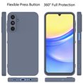 thumbnail image 5 of Takfox Shockproof Liquid Silicone Designed for Samsung Galaxy A15 5G Case Gel Rubber Full Body Protection Anti-Shock Cover Case Drop Protection 6.5inch-Gray, 5 of 12