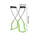 thumbnail image 2 of Yucurem Canning Glass Tongs Stainless Steel Canning Jar Lifter For Home Kitchen Kitchen Essentials (Green), 2 of 9