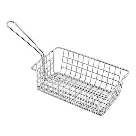

Careslong Mini Chip Baskets With Handle Mesh French Chip Deep Frying Basket Food Strainer Presentation for Chips Fries Shrimps Wedges pretty