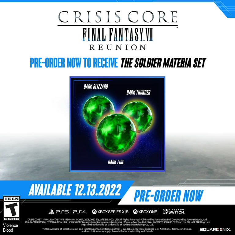 Crisis Core: Final Fantasy - Reunion - PlayStation 5