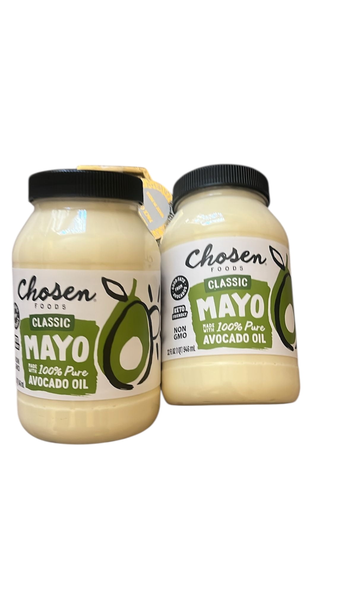 Chosen Foods Avocado Oil Classic Mayo, 32 fl oz (Pack Of 2)