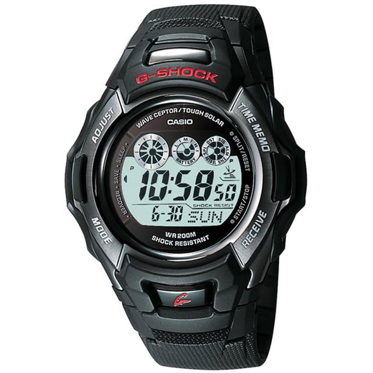 GW530A-1 Men's G-Shock Alarm Atomic World Time Watch - Walmart.com