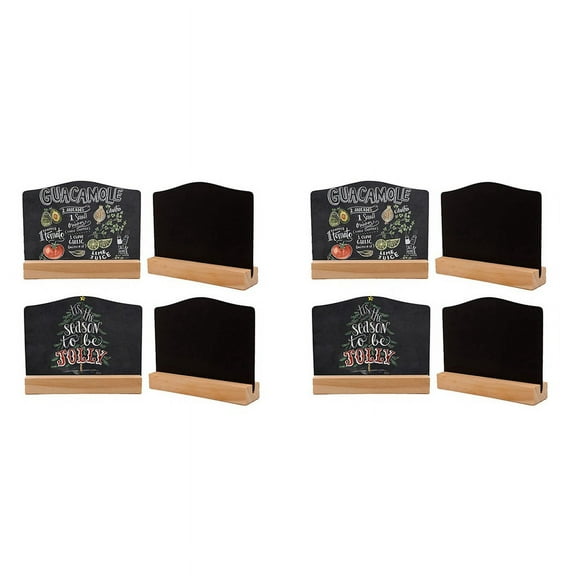 8 PCS Mini Chalkboard Signs for Chalk Sign,Food Labels Message Board Signs for Restaurant Wedding