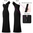 thumbnail image 4 of Vestido VFSHOW Maxi fruncido con volantes y una correa para el hombro para mujer, 4 of 6