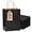 Black, variant on 50-Packs Gift Bag with Handles Bulk Diamond Blue Paper Bags Multiple Uses (8.3"x3"x6" Small Size)