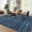 Blue, variant on GlowSol 9'x12' Rugs for Living Room, Modern Abstract Area Rug Low Pile Non-Slip Geometric Stripes Carpet, Soft Foldable Bedroom Rug, Brown