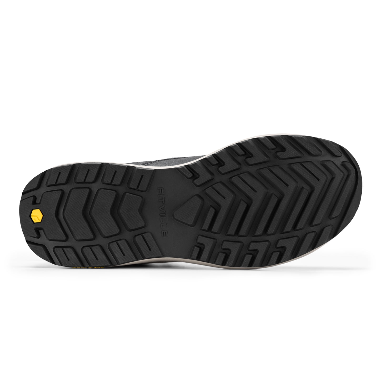 FitVille Men's Wide Boots Water-Resistant Outdoor Hiking Boots Slip-Resistant Breathable Shoes for Men with Arch Support