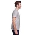 thumbnail image 4 of Gildan Men Short Sleeve Crew T-Shirt of 90/10 Cotton/Polyester - Soft, Classic Tee - Sport Grey, 2XL, 4 of 5