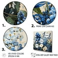 thumbnail image 3 of Designart "Blue Bonnets With White Blooms" Blue Bonnets Wall Art Living Room, 3 of 7