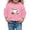 00#Pink1851, variant on Byoo Toddler Girl's Simple Fall Printed Sweatshirt Long Sleeve Graphic Sweatshirts Play Casual Pullover,Grey