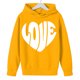 thumbnail image 3 of Sudadera con capucha y estampado de corazón de San Valentín, sudadera de manga larga para niños y niñas, chaqueta para niñas de talla mediana y grande., 3 of 7