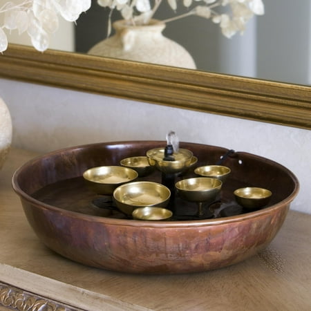 Woodstock Water Bell Tabletop Indoor Outdoor Fountain Woodstock Water Bell Tabletop Indoor Outdoor Fountain