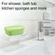 thumbnail image 2 of Jabonera, Mantener Jabón Seco, Jabonera Limpieza Almacenamiento, para Hogar Baño Cocina, Plástico, Verde, 2 of 7