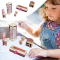 thumbnail image 1 of Daisyyozoid Wholesale Family Mini Simulation Children's Small Furniture Doll House Toy Bed Kitchen Sofa Model Set, 1 of 6