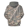 thumbnail image 6 of ZUKMRJPC Womens Pullover Hoodies Casual Long Sleeve Fleece Lined Maple Leaf Print Hooded Sweatshirt with Kangaroo Pocket, 6 of 7