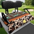 thumbnail image 4 of Uourmeti Golf Cart Seat Covers Non-slip Terry Cloth, Compatible with Club Car Golfcart Sports, for EZGO TXT RXV Yamaha, Cowhide, 4 of 8