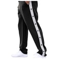 thumbnail image 1 of Men's Casual Patchwork Sweatpants Comfortable Drawstring Sportswear Trousers With Multiple Pockets For Everyday Wear, 1 of 7