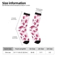 thumbnail image 2 of Fotbe Lilies Flowers Calcetas Largas con Estampado para Hombre y Mujer – Calcetas de Compresión Transpirables y Elásticas, Viajar y Uso Diario Talla 5-11, 2 of 6