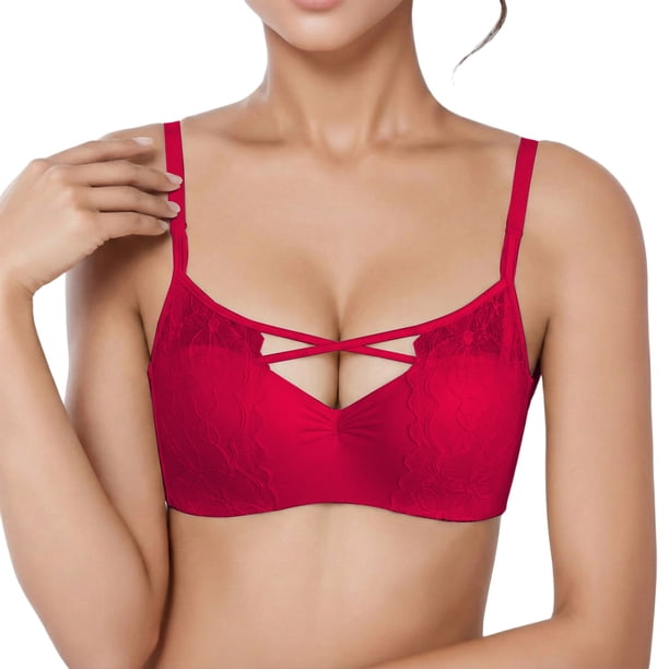 Brasier Mujer Sujetador Push up Cómodo sin Costuras, sin Relleno, sin Aros, Ligero, Suave, para Uso Diario. Grande