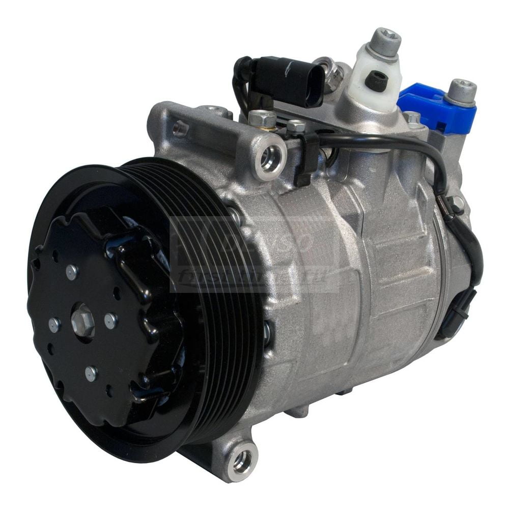 Denso 471-1038 New AC Compressor with Clutch, 1 Pack Fits select
