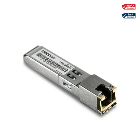 TRENDnet TEG-MGBRJ 1000BASE-T RJ-45 Copper SFP Module