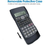 Helect 2-Line Engineering Scientific Calculator, Suitable for School and Business, Black