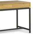 thumbnail image 4 of Pemberly Row SOLID WOOD Industrial 72 inch Wide Wide Desk in Oak, 4 of 12