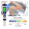 thumbnail image 3 of 5 in 1 TDS/EC/PH/Salinity/Temperature Meter Digital Water Quality Monitor Tester for Pools, Drinking Water, Aquariums ,Accurate - WHITE_PH EC TDS SALT TEMP, 3 of 7