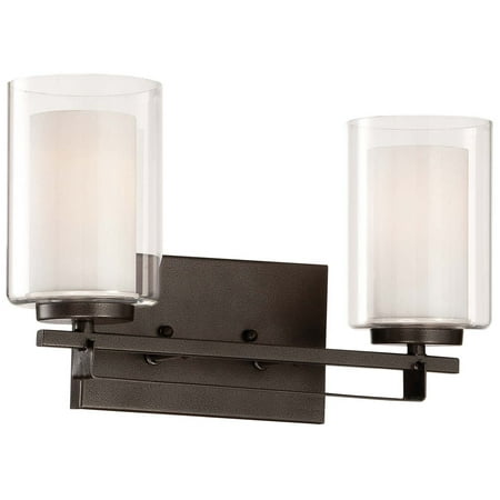 

Minka Lavery Minka Parsons Studio 15 W Smoked Iron 2-Light Bath Light
