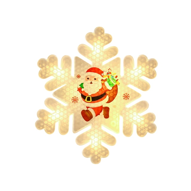 Pompotops Christmas Window Lights LED Hanging Curtain Light Garland Xmas Tree Decoration Clearance