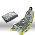 thumbnail image 2 of Emergency Thermal Blanket Waterproof Emergency Thermal Blanket Outdoor Survival Camping Rescue First Aid, 2 of 6