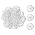 thumbnail image 1 of 100x Colgantes Huecas Adornos de Conector Colgantes de Abalorios para DIY Pendiente Artesanía Fabricació Blanco Gloria dijes colgantes, 1 of 8