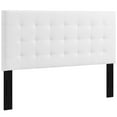 thumbnail image 2 of Modway Paisley Tufted Full / Queen Upholstered Faux Leather Headboard in White, 2 of 4