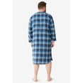 thumbnail image 4 of KingSize Men's Big & Tall Plaid Flannel Nightshirt, 4 of 6