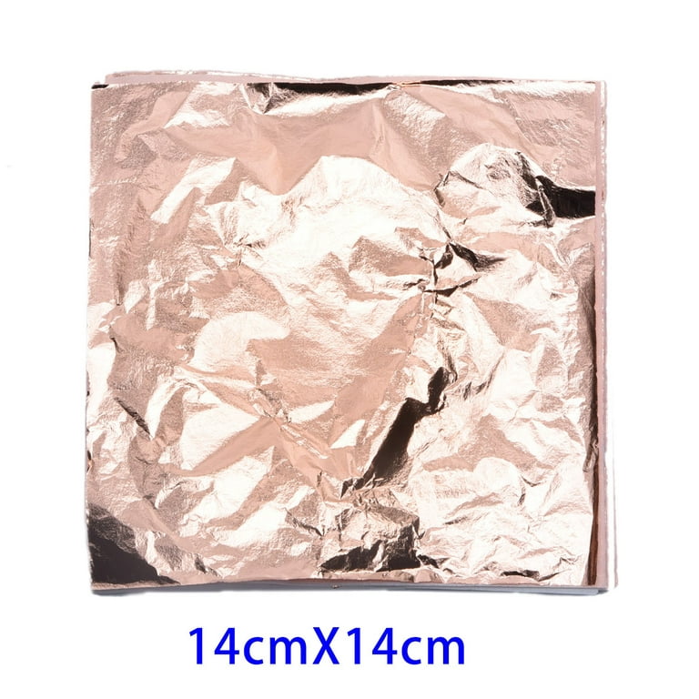 100pcs9x9cm Art Craft Design Paper Sheets Practical Pure Shiny Gold Silver  Rose Gold Leaf For Gilding Diy Craft Party Decoration - Craft Paper -  AliExpress