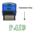 thumbnail image 1 of eloria Paid Self Inking Rubber Stamp Business Custom Stamp Office Stationary, Color: Green Ink, 1 of 1