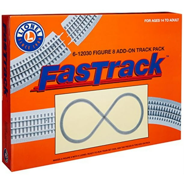lionel fastrack electric o gauge, figure8 track addon pack Walmart
