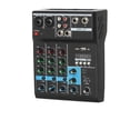 thumbnail image 3 of HD 4 - Way Mixer Au-dio Professional Sound With Card Effects Processor Pro Equipment Mixing Console Usb Portable 4 Channel Mixer, 3 of 10