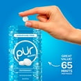 thumbnail image 5 of PUR Mints, Aspartame Free, Sugar Free & Made with Xylitol, Natural Peppermint Flavored Mints, 65 Pieces, Pack of 3, 5 of 7