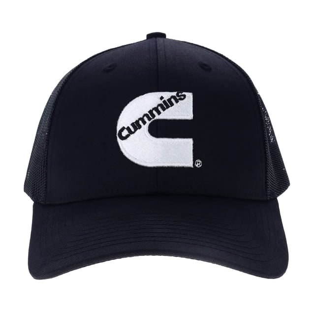 Gorra Cummins para Adulto Negra con Malla Ajustable