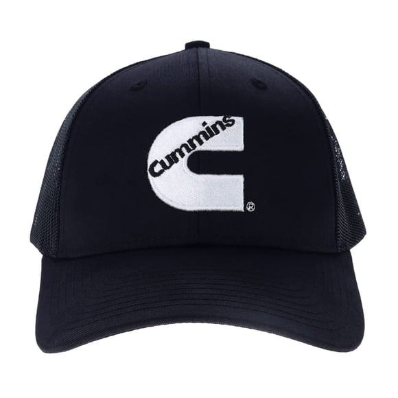 Gorra Cummins para Adulto Negra con Malla Ajustable