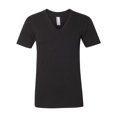 thumbnail image 1 of American Apparel Fine Jersey V-Neck Tee, XS, Black, 1 of 3