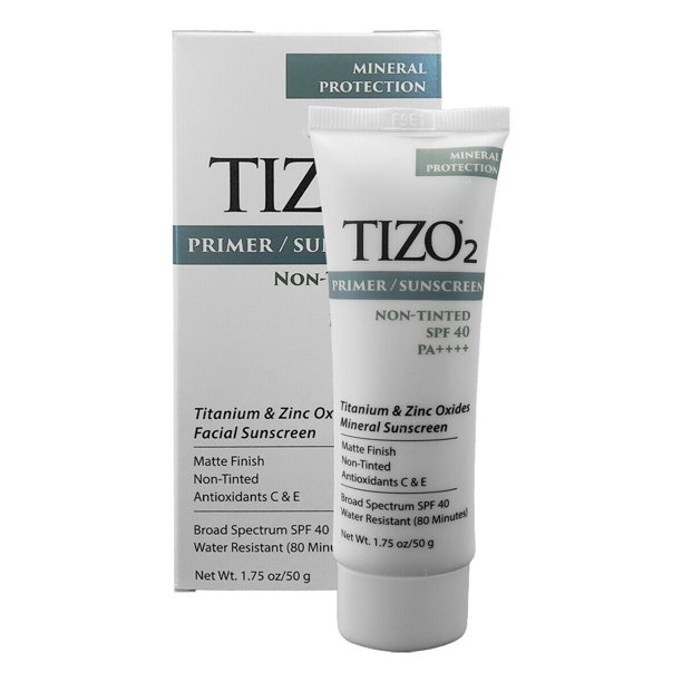 TIZO TIZO2 Facial Mineral Sunscreen NonTinted SPF40, 1.75 oz