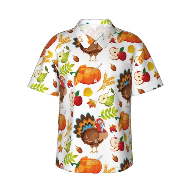 Balery Camisas hawaianas de manga corta para hombre, camisas playeras de corte holgado, camisas de vacaciones con botones,Medium